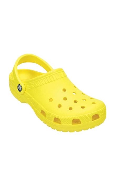 crocs-unisex-classic-lemon-yellow-clogs