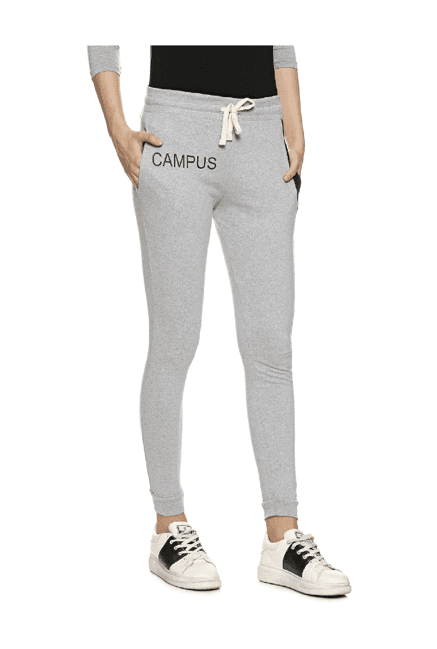 campus-sutra-grey-textured-joggers
