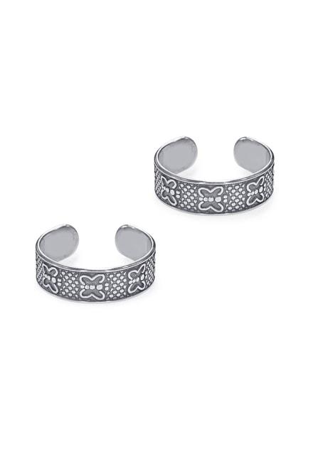taraash-butterfly-92.5-sterling-silver-toe-ring---set-of-2