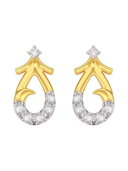 joyalukkas-18-kt-gold-&-diamond-earrings