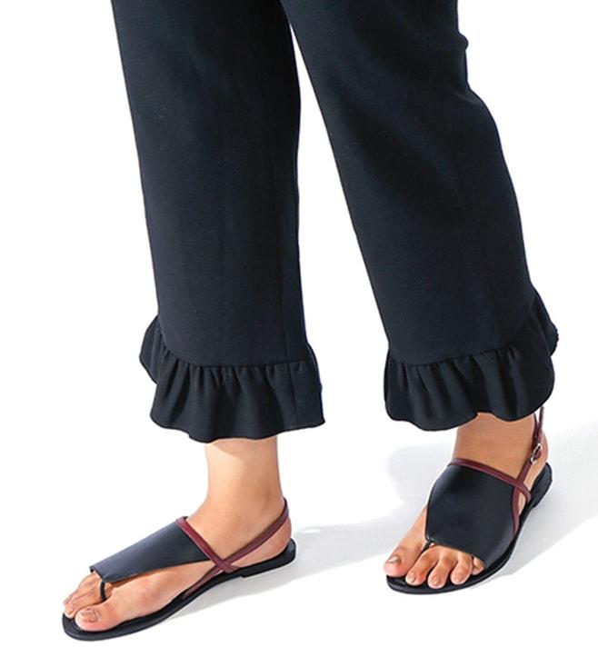 oceedee-black-&-maroon-theya-smoking-back-strap-sandals