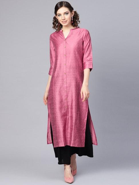 varanga-mauve-woven-pattern-straight-kurti