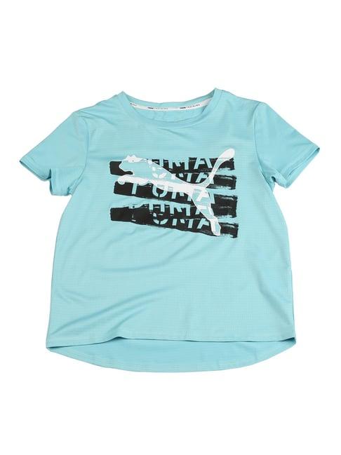 puma-kids-blue-printed-t-shirt