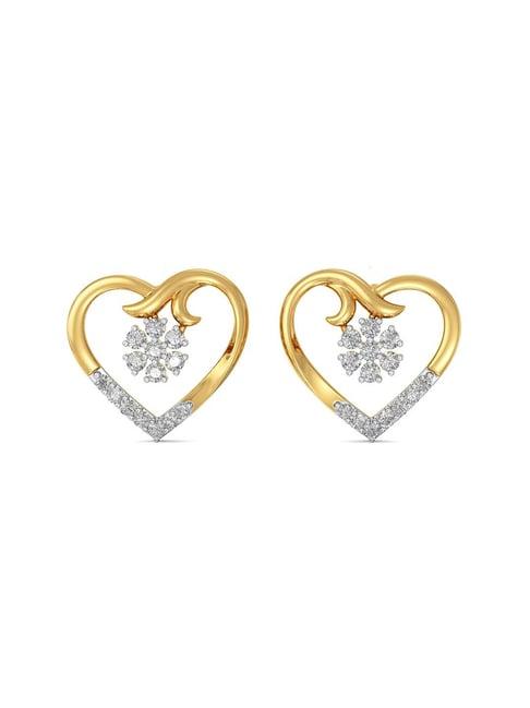 joyalukkas-18-kt-gold-&-diamond-stud-earrings