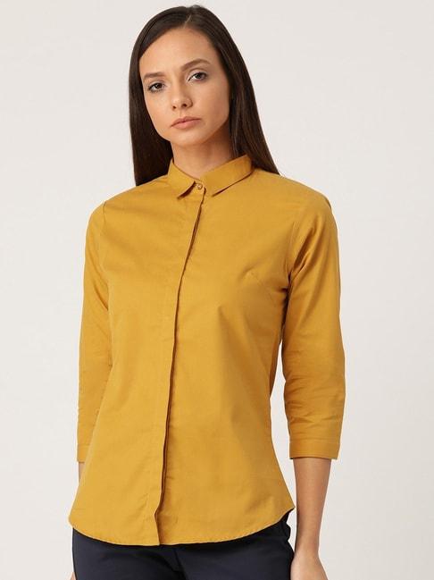 hancock-mustard-slim-fit-shirt