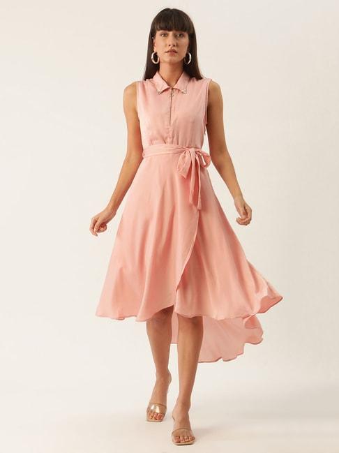 zoella-pink-below-knee-dress