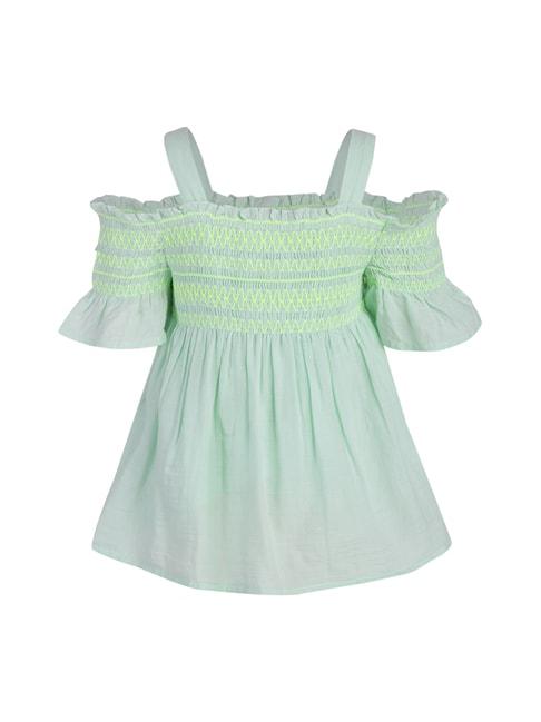 a-little-fable-kids-mint-embroidered-top