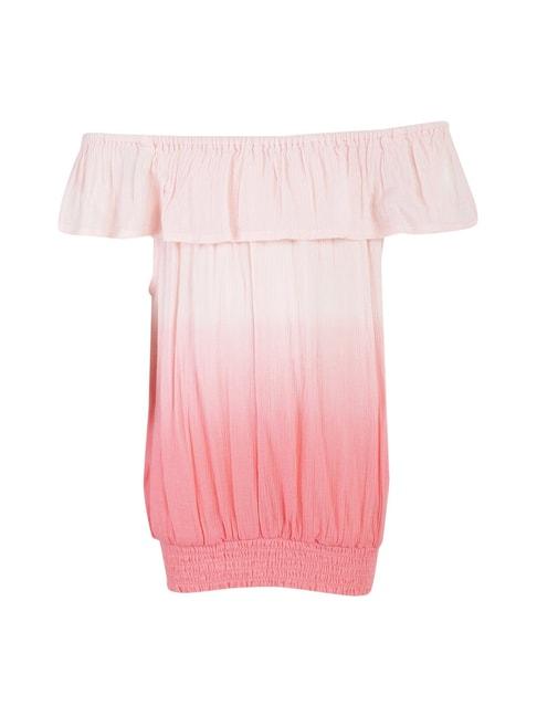 a-little-fable-kids-pink-textured-top
