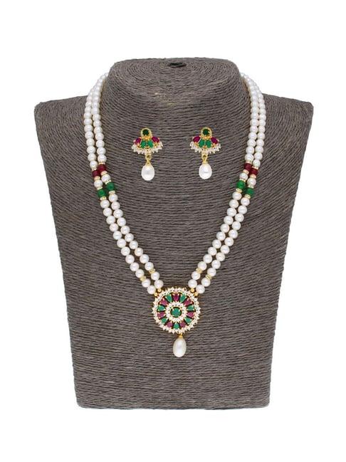 sri-jagdamba-pearls-multicolored-gold-plated-necklace-set
