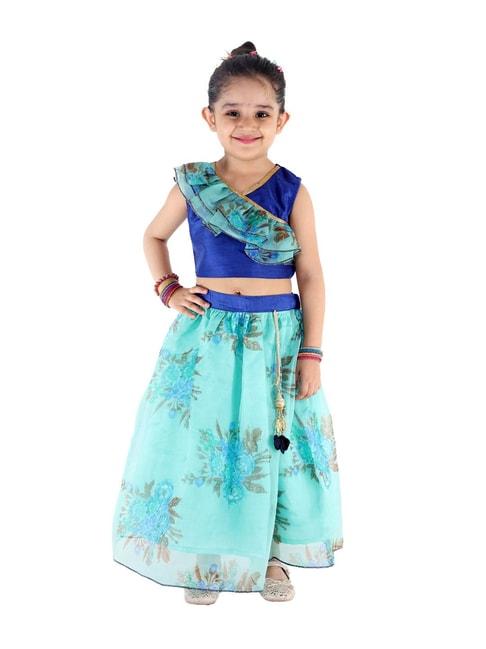 kid1-kids-blue-floral-print-lehenga-with-choli