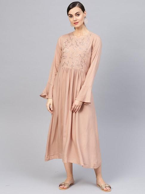 indo-era-beige-embroidered-a-line-dress-with-jacket