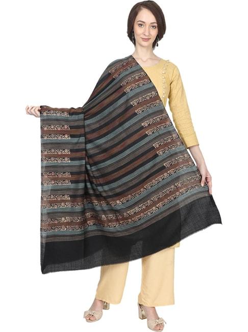 monte-carlo-black-striped-shawl