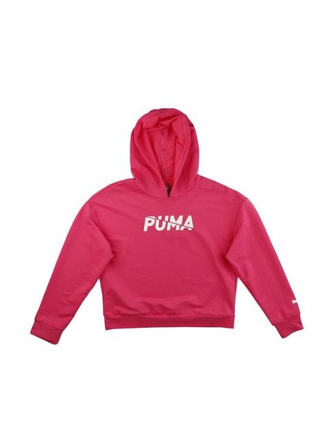 puma-kids-modern-sports-pink-printed--hoodie