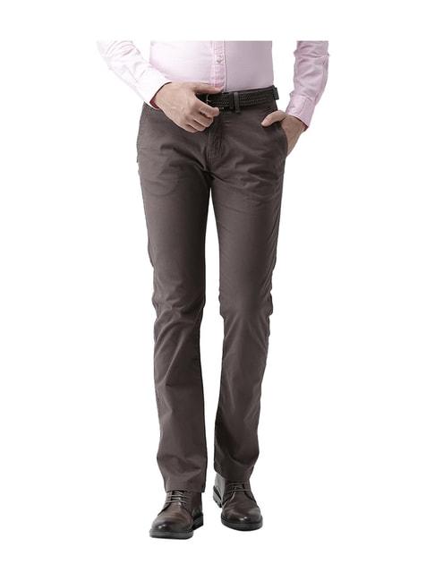 celio*-dark-grey-straight-fit-solid-trousers