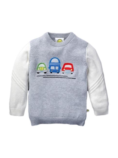 pranava-kids-grey-cotton-patch-work-sweater
