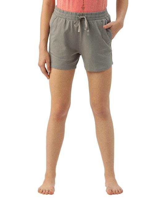 enamor-ice-grey-cotton-shorts