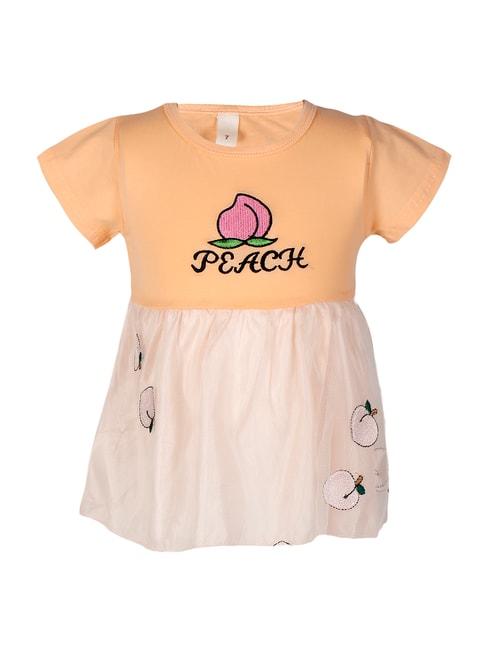 passion-petals-kids-peach-printed-dress