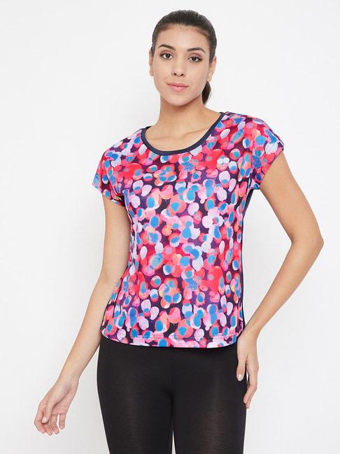 clovia-multicolor-printed-t-shirt