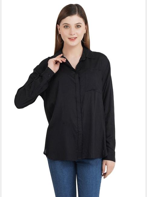 aditi-wasan-black-regular-fit-shirt