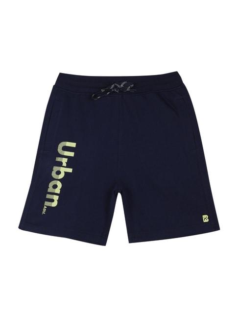 bodycare-kids-navy-cotton-printed-shorts-(antiviral-collection)