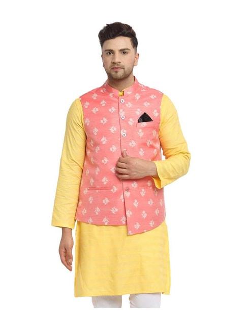 neudis-pink-printed-nehru-jacket