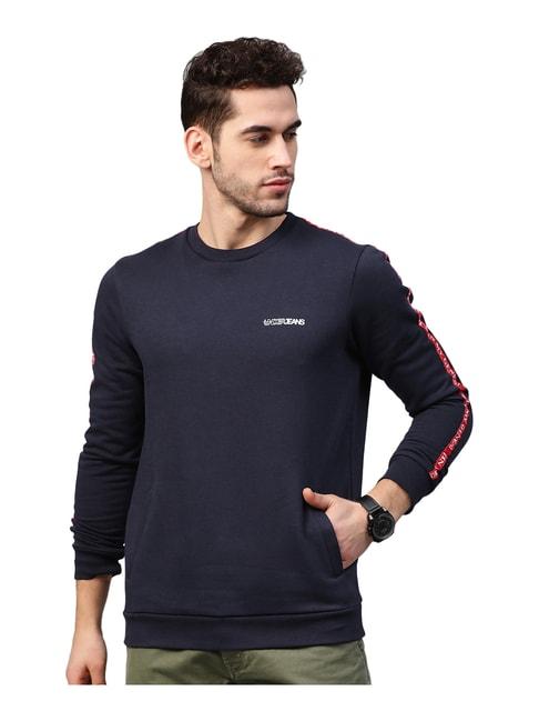 spykar-navy-round-neck-sweatshirt