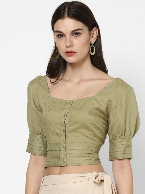forever-21-olive-printed-blouse