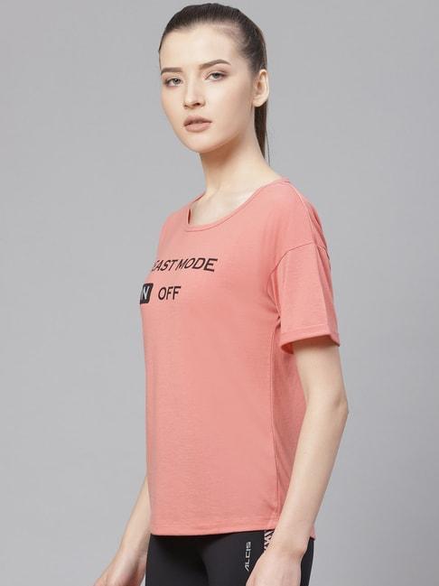 alcis-pink-graphic-print-t-shirt