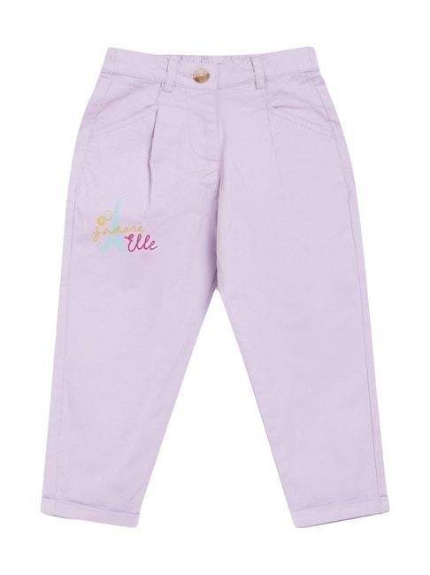 elle-kids-lilac-cotton-trousers