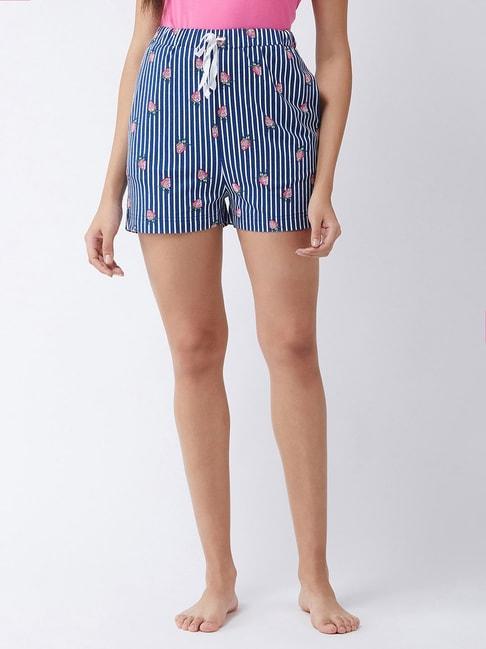 miss-chase-blue-&-white-striped-shorts