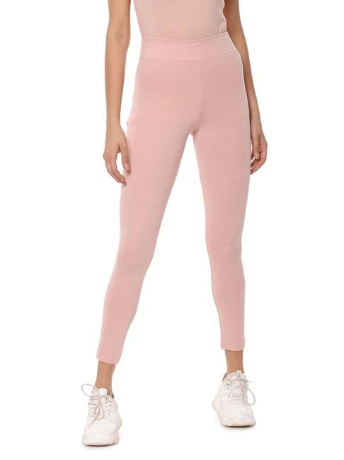 fila-pink-logo-printed-tights
