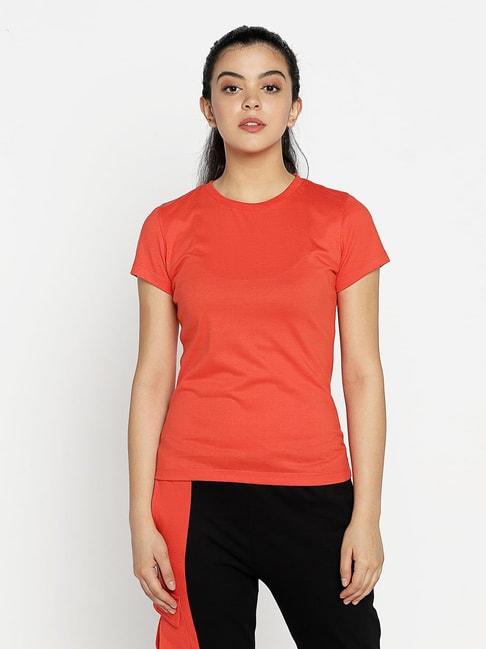 bewakoof-red-regular-fit-t-shirt