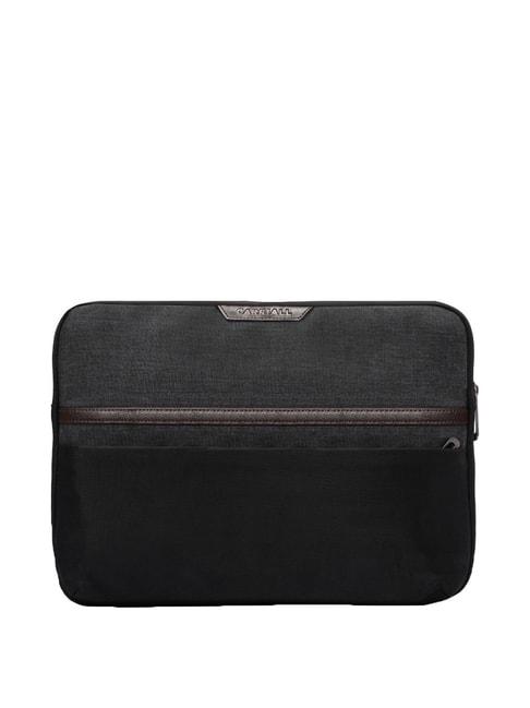carriall-urbane-black-solid-medium-laptop-sleeve