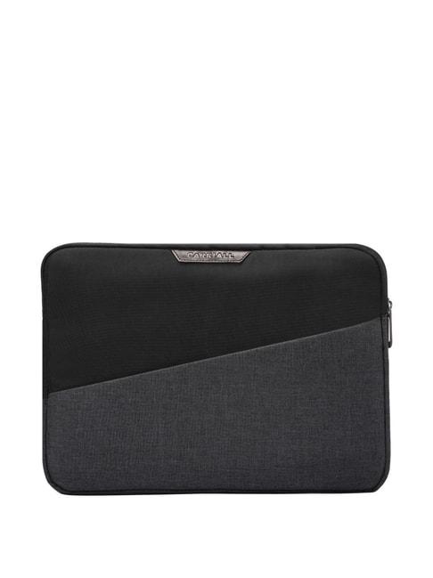 carriall-ascent-black-solid-small-laptop-sleeve