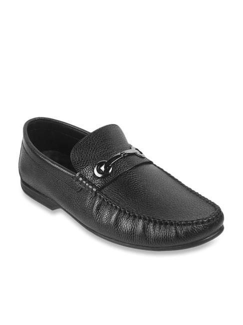 metro-men's-black-casual-loafers