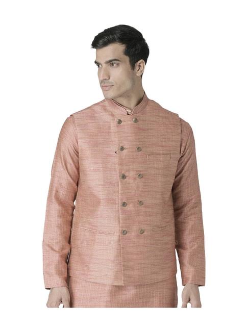 tabard-pink-mandarin-collar-regular-fit-nehru-jacket