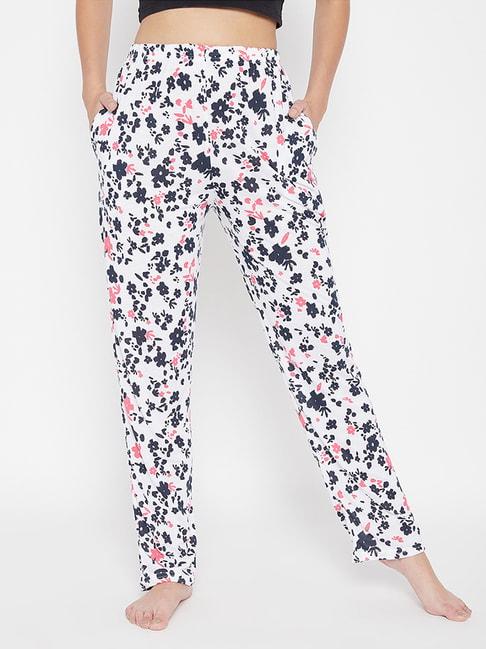 clovia-multicolor-floral-print-pyjamas