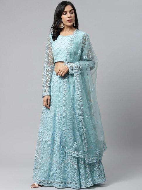 readiprint-fashions-blue-embroidered-semi-stitched-lehenga-choli-with-dupatta