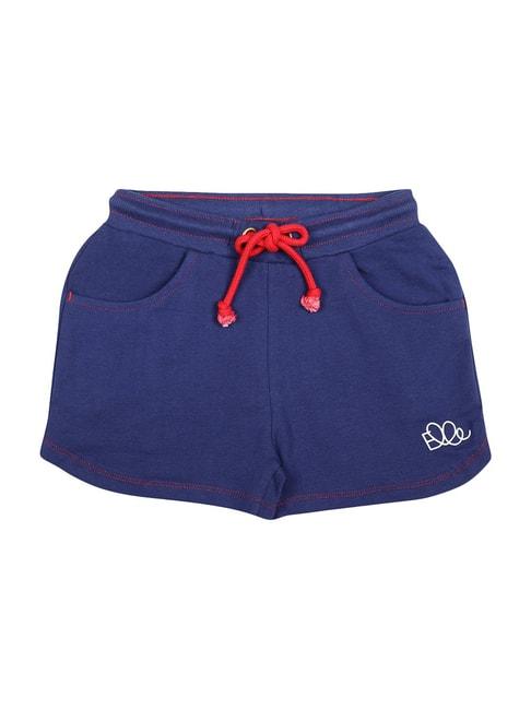elle-kids-blue-cotton-shorts
