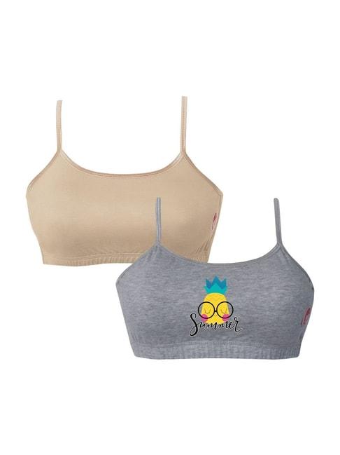 d'chica-kids-multicolor-cotton-bras---pack-of-2
