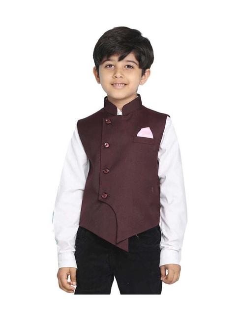 vastramay-kids-maroon-nehru-jacket