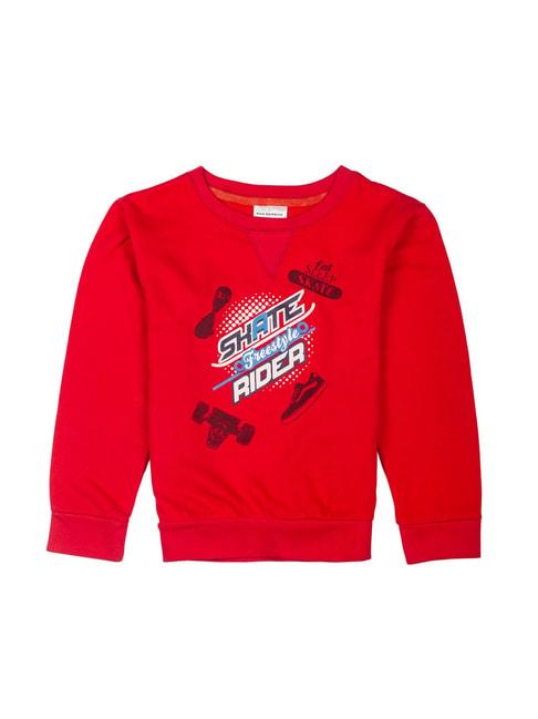 nino-bambino-kids-red-printed-top