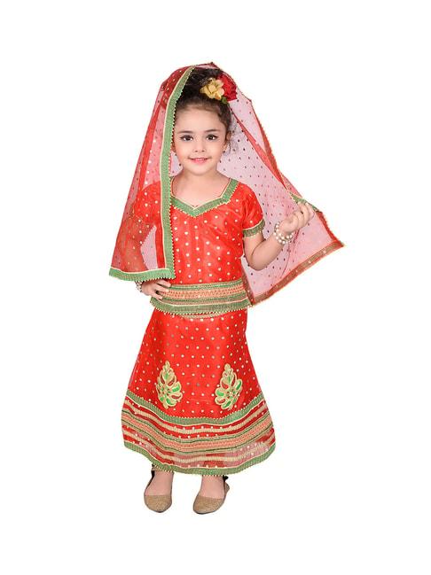 ahhaaaa-kids-red-embroidered-choli,-lehenga-with-dupatta