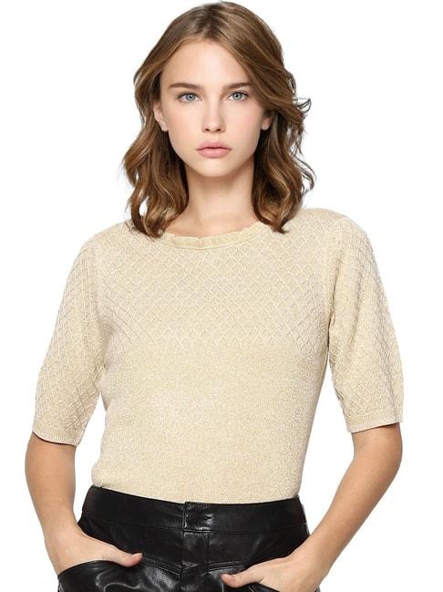 only-beige-striped-pullover