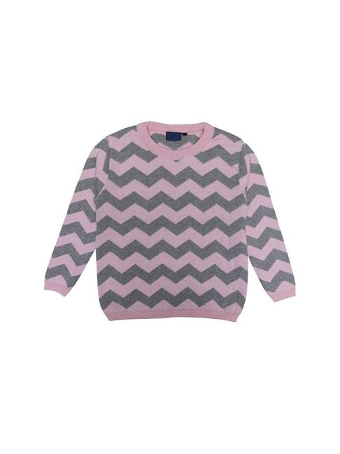 chimprala-kids-pink-&-grey-striped-sweater