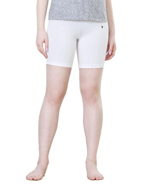 van-heusen-white-cotton-shorts