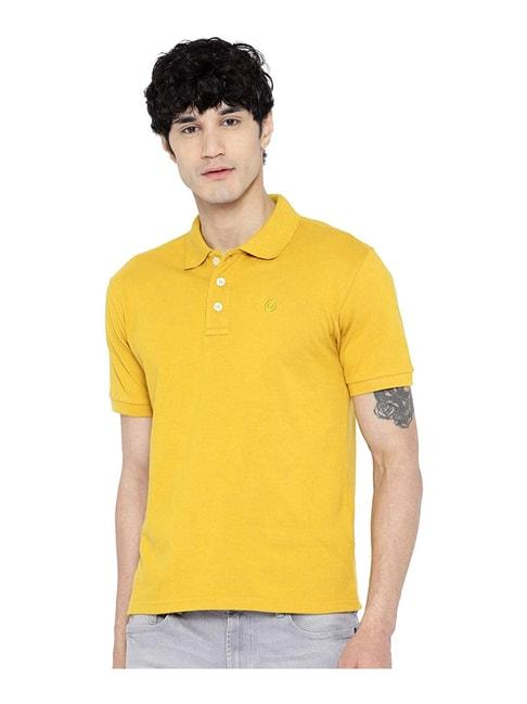chkokko-yellow-regular-fit-polo-t-shirt