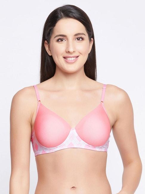 clovia-pink-geometric-pattern-t-shirt-bra