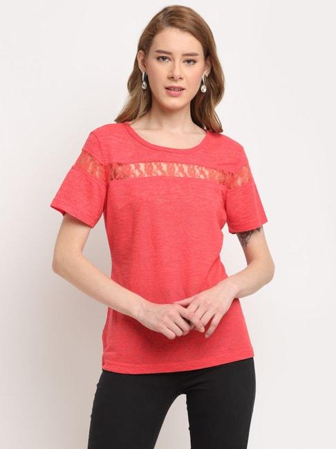 crozo-by-cantabil-coral-round-neck-top