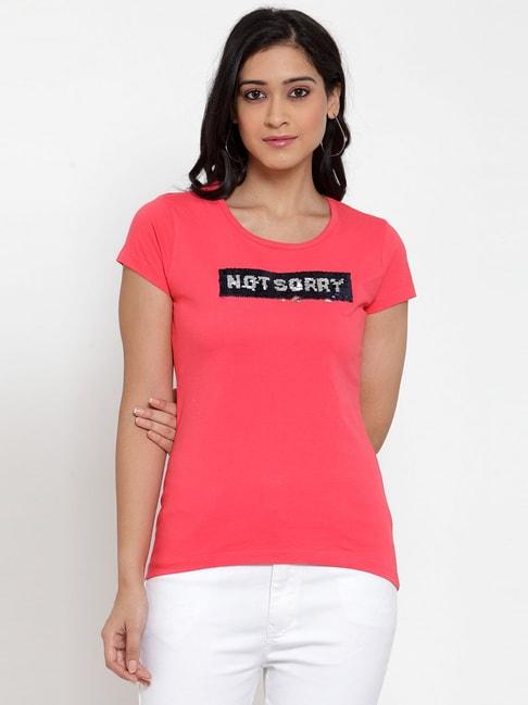crozo-by-cantabil-pink-printed-t-shirt